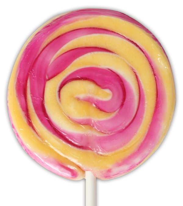 Black Cherry Large Twirl Lollipop