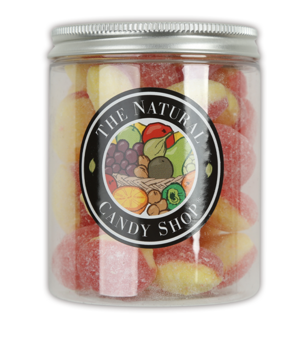 Jar of Rhubarb and Custard boiled sweets