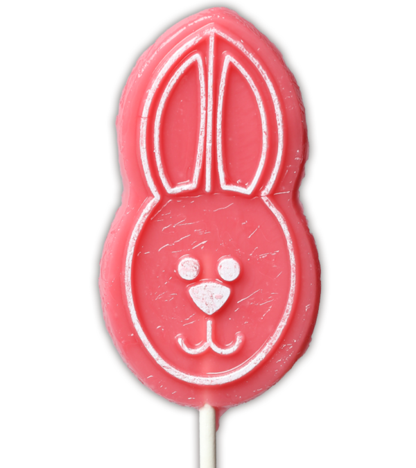 bobby bunny strawberry vegan lolly