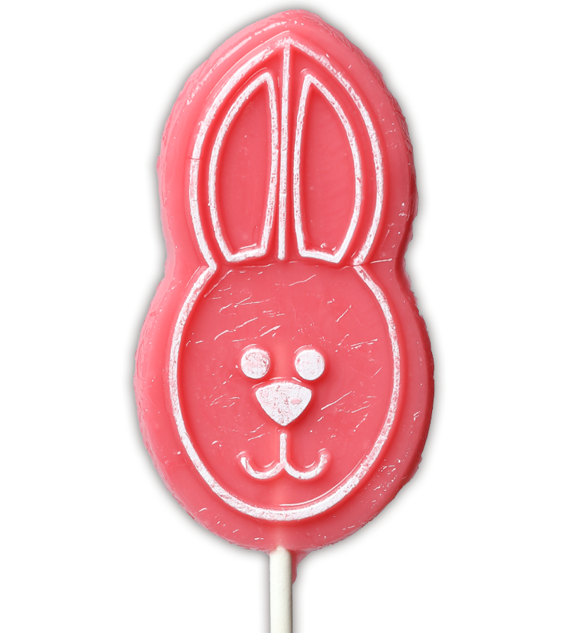 bobby bunny strawberry vegan lolly