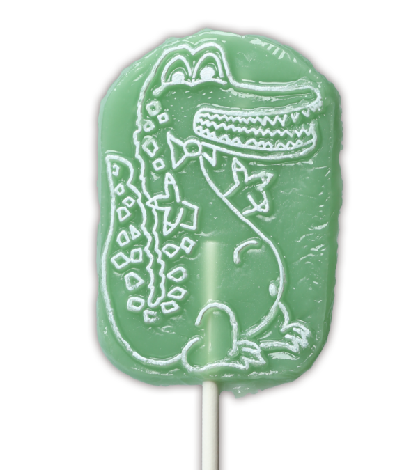 Crocodile Lime flavoured vegan lolly