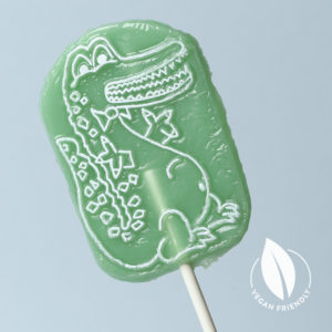 Crocodile Lime flavoured vegan lolly