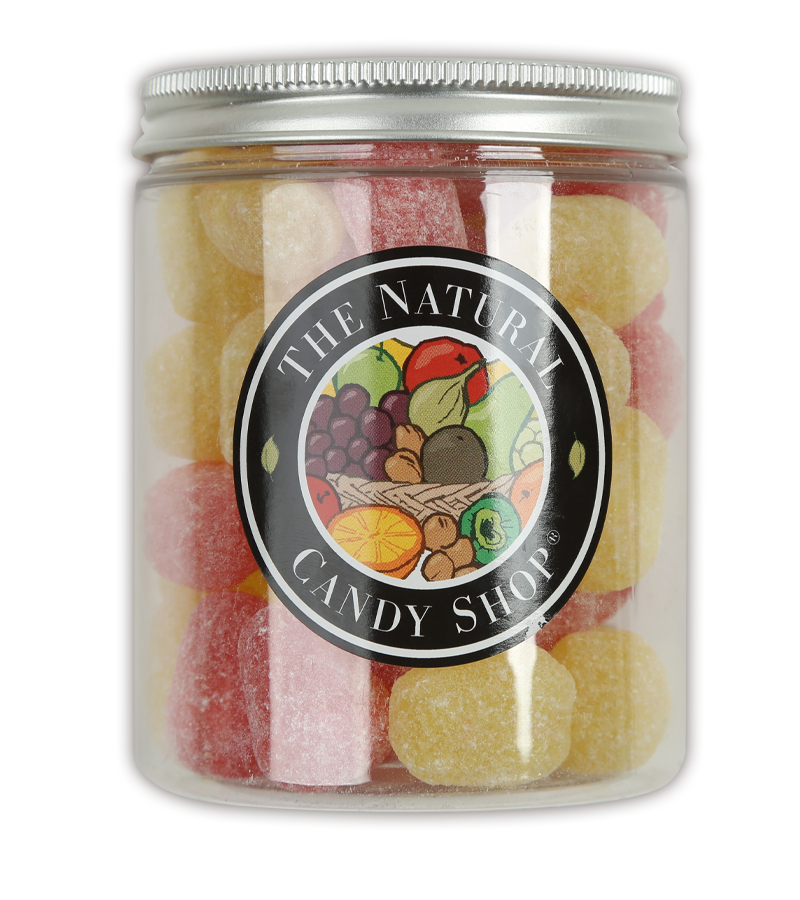 Jar of traditional Pear Drops Sweets