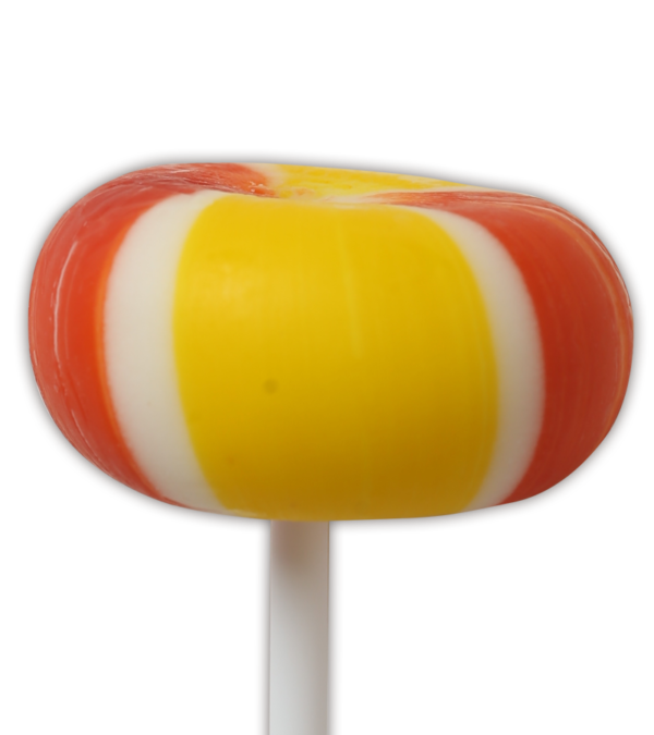 Orange and Pineapple Handmade Lollipop