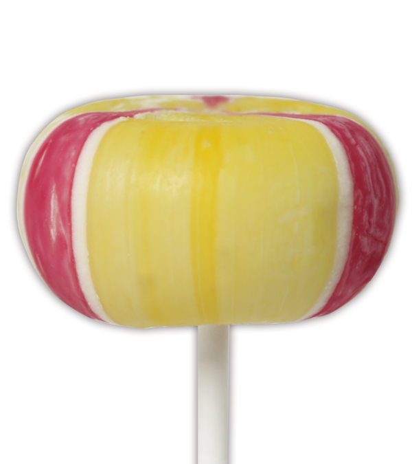 Raspberry handmade lollipop