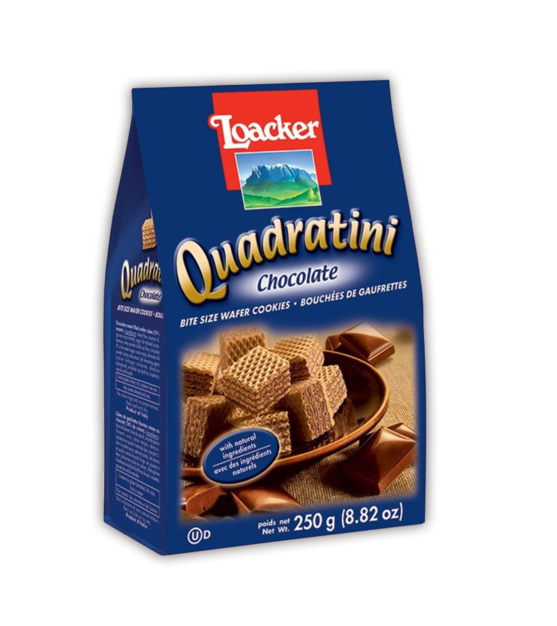 Loackers quadratini chocolate