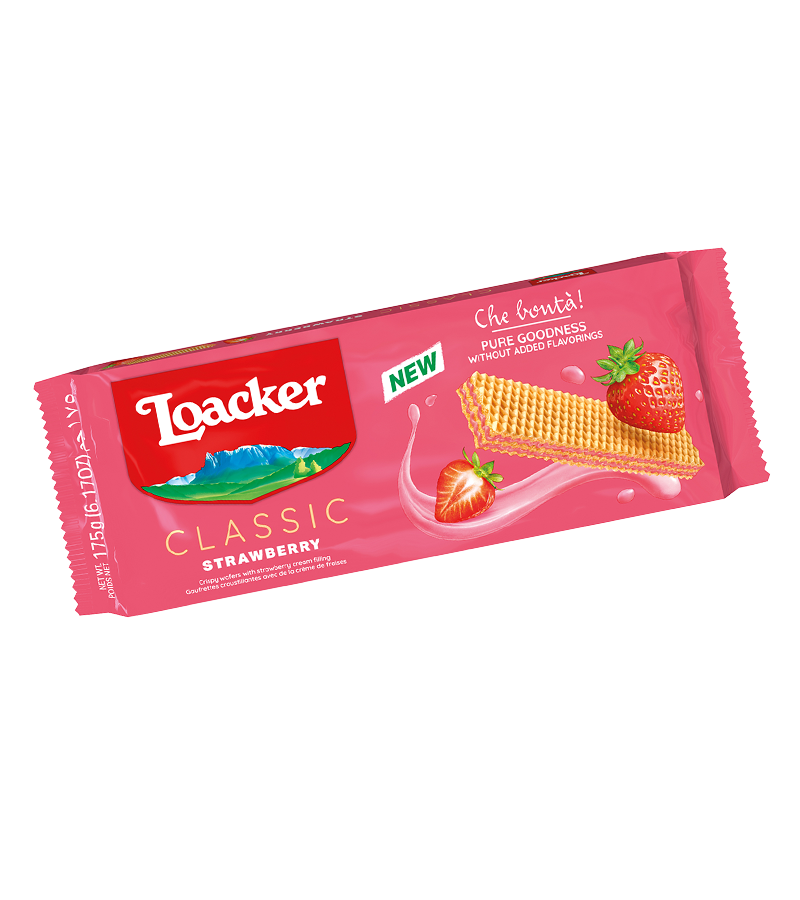 Loacker Strawberry Wafer 175g