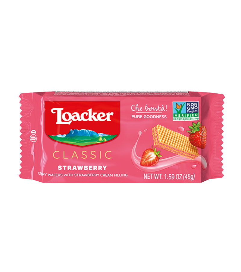 Loacker Strawberry Wafer 45g